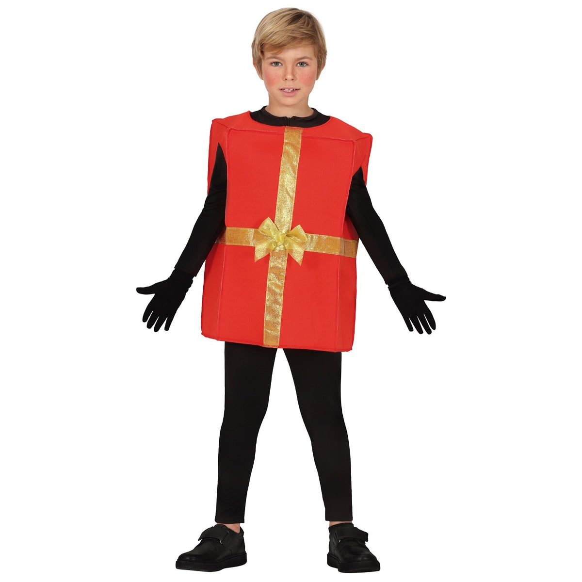Kids Red Gift Box Costume