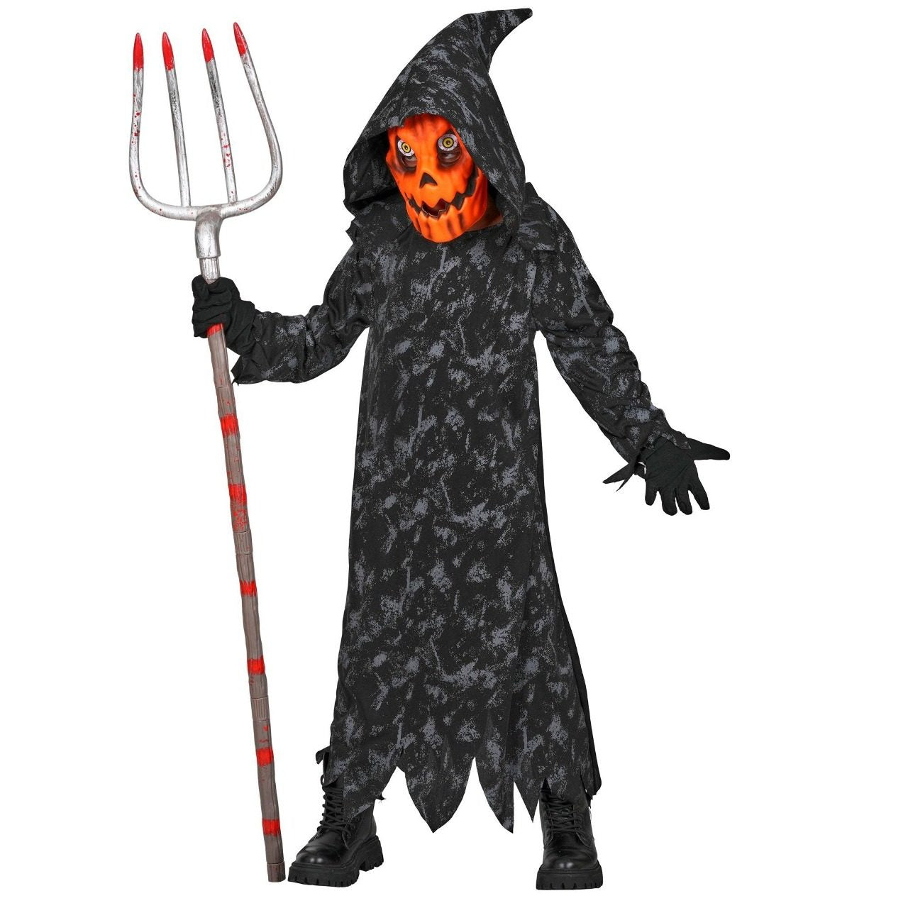 Kids Evil Pumpkin Costume