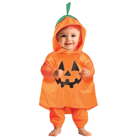 Baby Pumpkin Poncho Costume