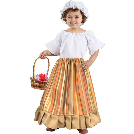 Girls Medieval Peasant Costume