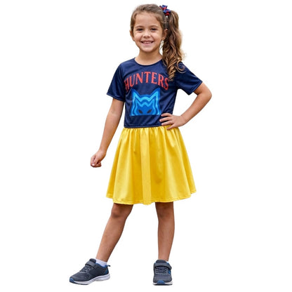 Girls Fuchsia Eco K-Pop Singer Costume