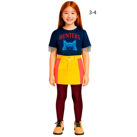 Girls Fuchsia K-Pop Singer Costume