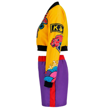 Womens Lilac  K-Pop Singer Eco Costume