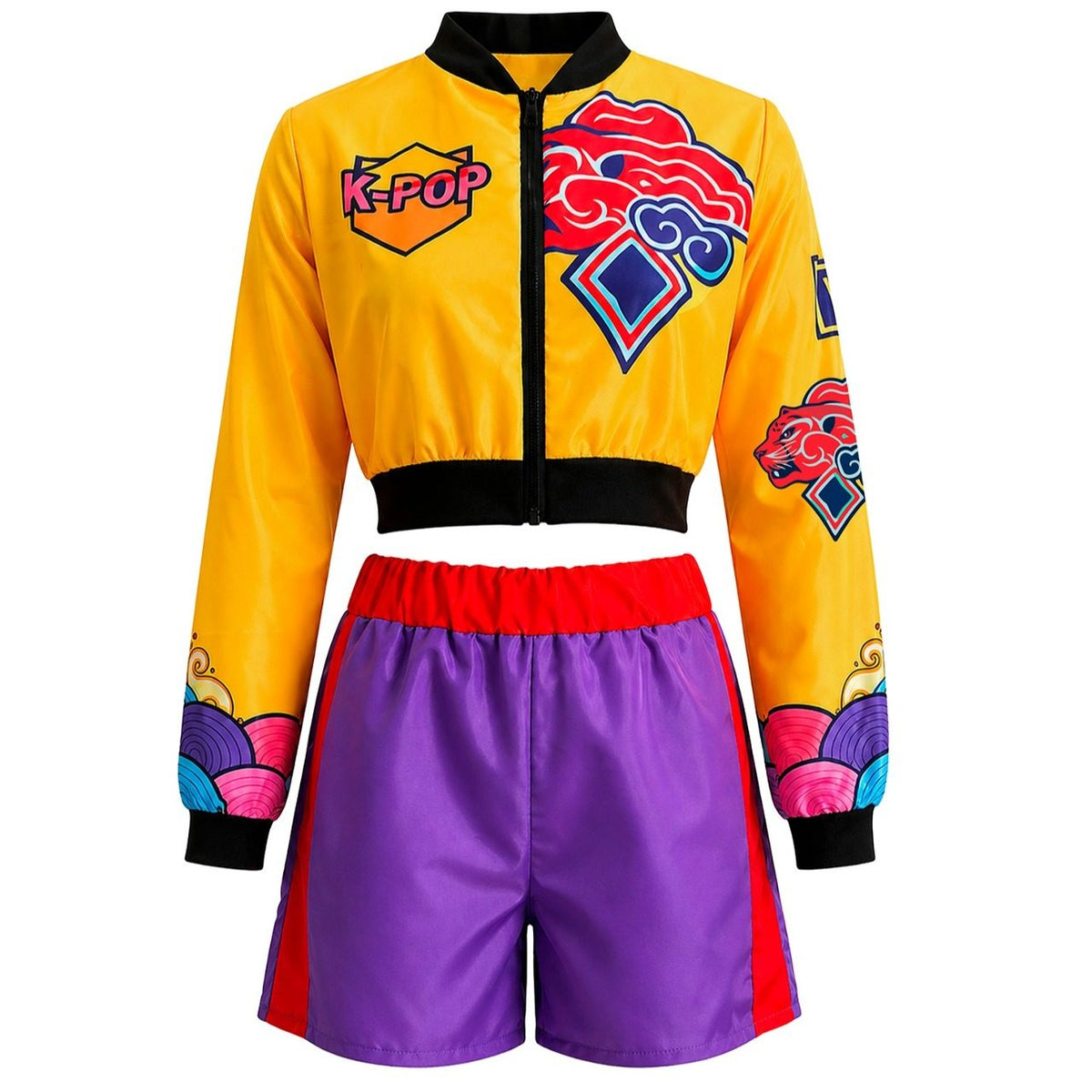 Womens Lilac  K-Pop Singer Eco Costume
