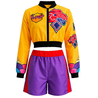 Womens Lilac  K-Pop Singer Eco Costume