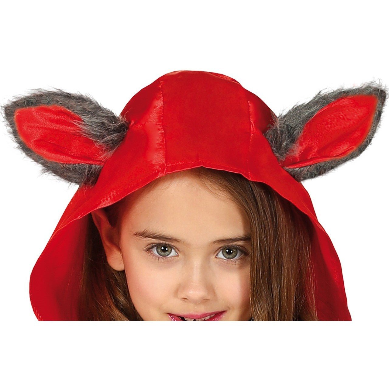 Girls Little Red Riding Hood Ears Costume
