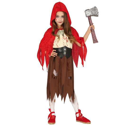 Girls Sinister Little Red Riding Hood Costume
