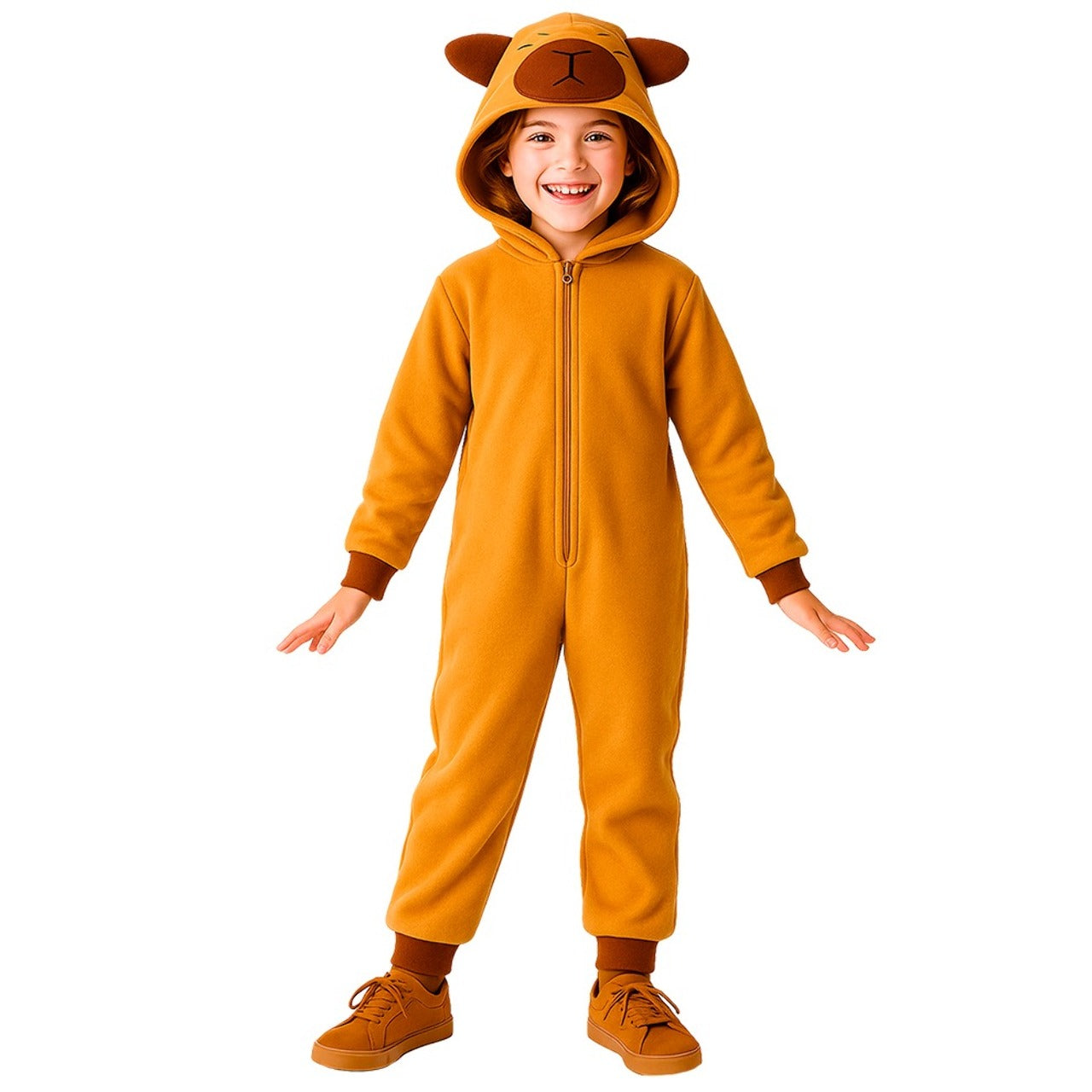 Kids Brown Capybara Costume