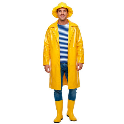 Adult Yellow Fisher Captain Costume