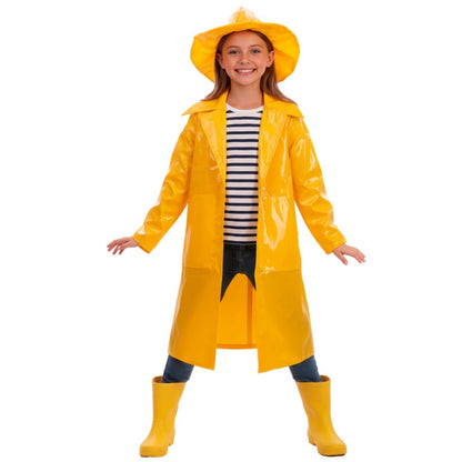Kids Yellow Fisherman Captain Costume