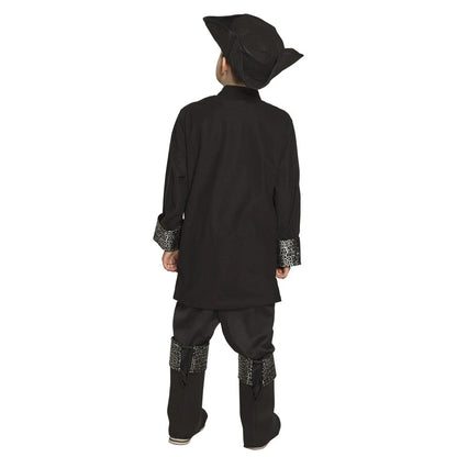 Boys Black Pirate Captain Costume