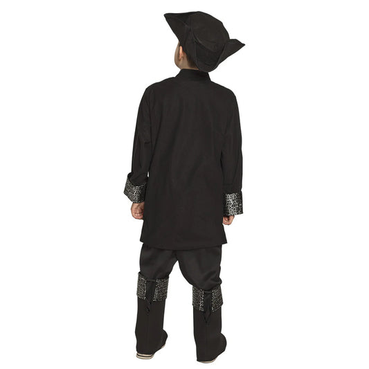 Boys Black Pirate Captain Costume