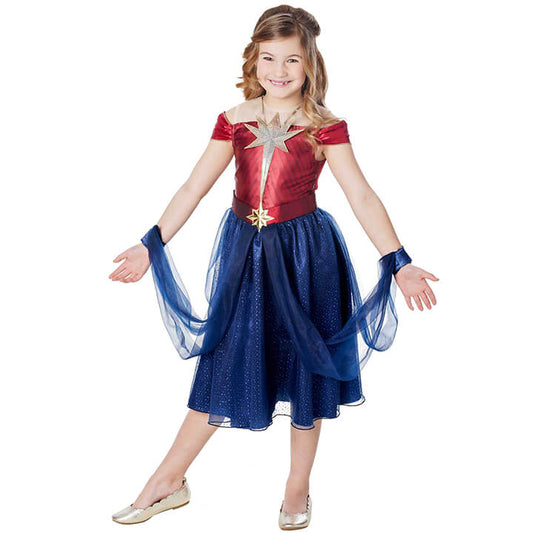 Girls Captain Marvel™ Dress Costume