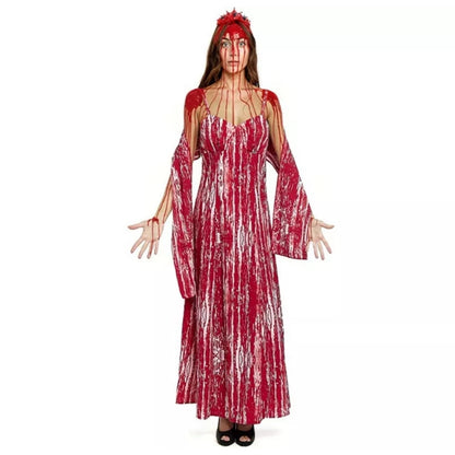 Womens Bloody Prom Queen Carrie Costume