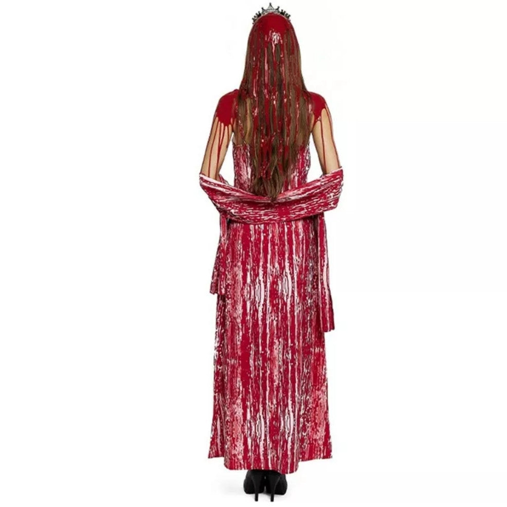 Womens Bloody Prom Queen Carrie Costume