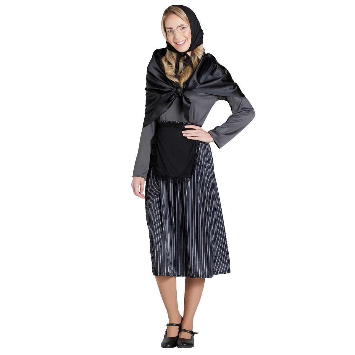 Womens Black Chestnut Seller Costume