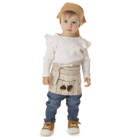 Baby Striped Chestnut Seller Costume