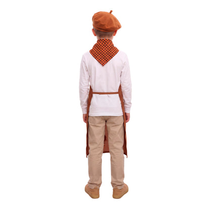 Boys Brown Chestnut Seller Costume