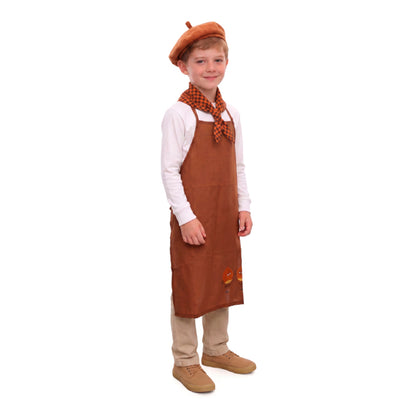 Boys Brown Chestnut Seller Costume