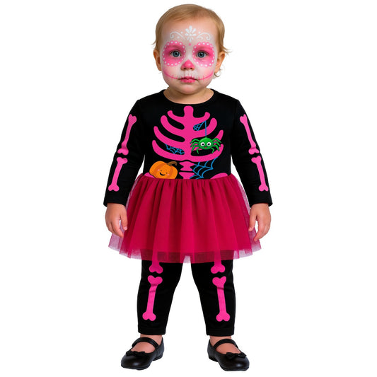Baby Catrina Skeleton Costume