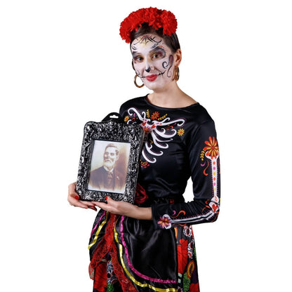 Womens Catrina Flowers Costume