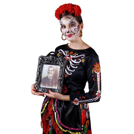 Womens Catrina Flowers Costume