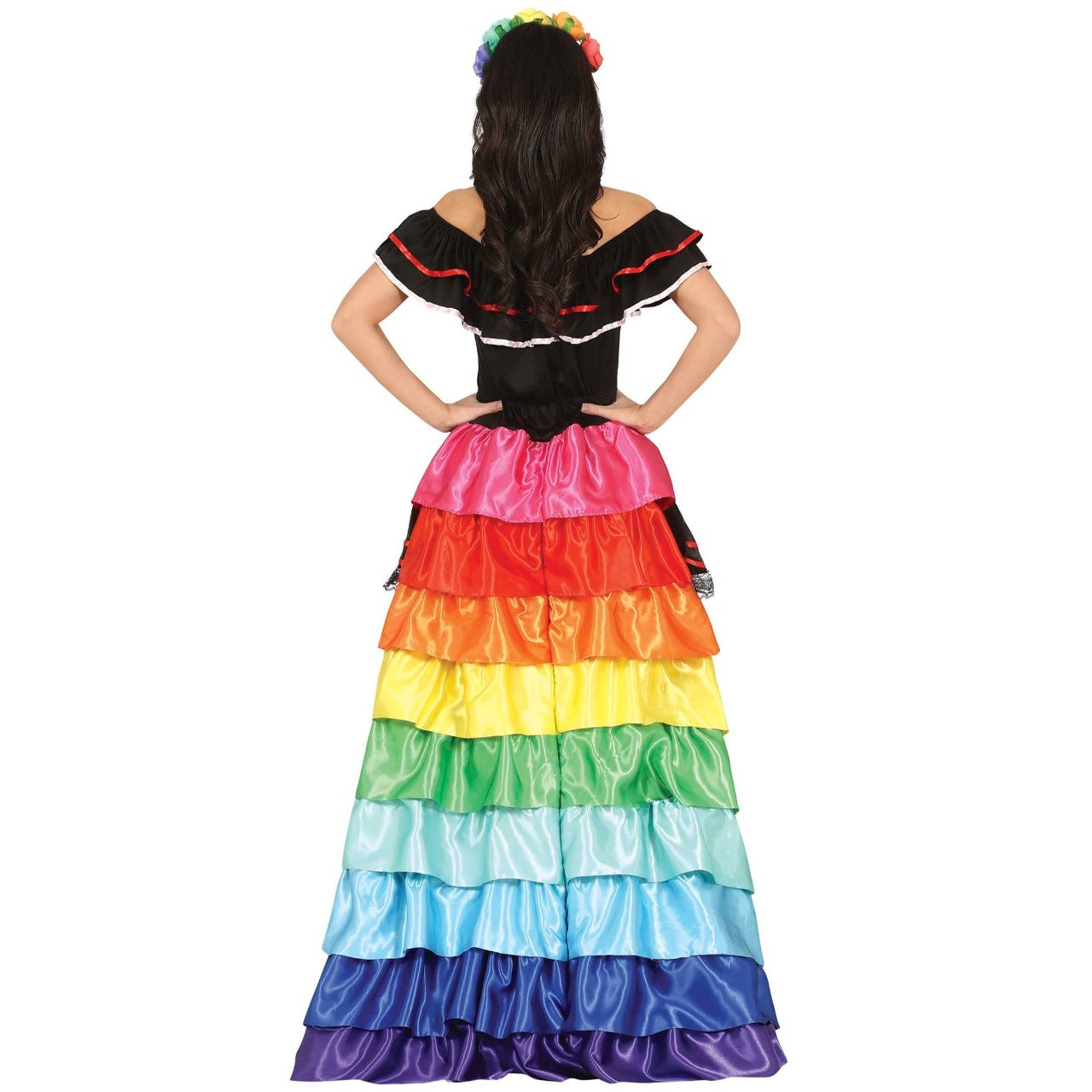 Womens Multicolour Catrina Costume
