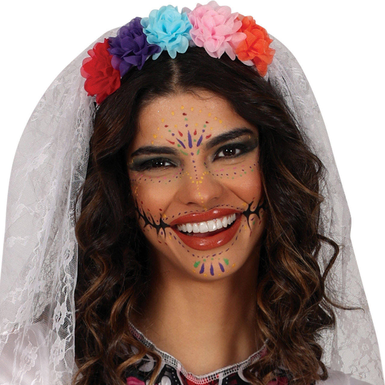 Womens White Catrina Bride Costume