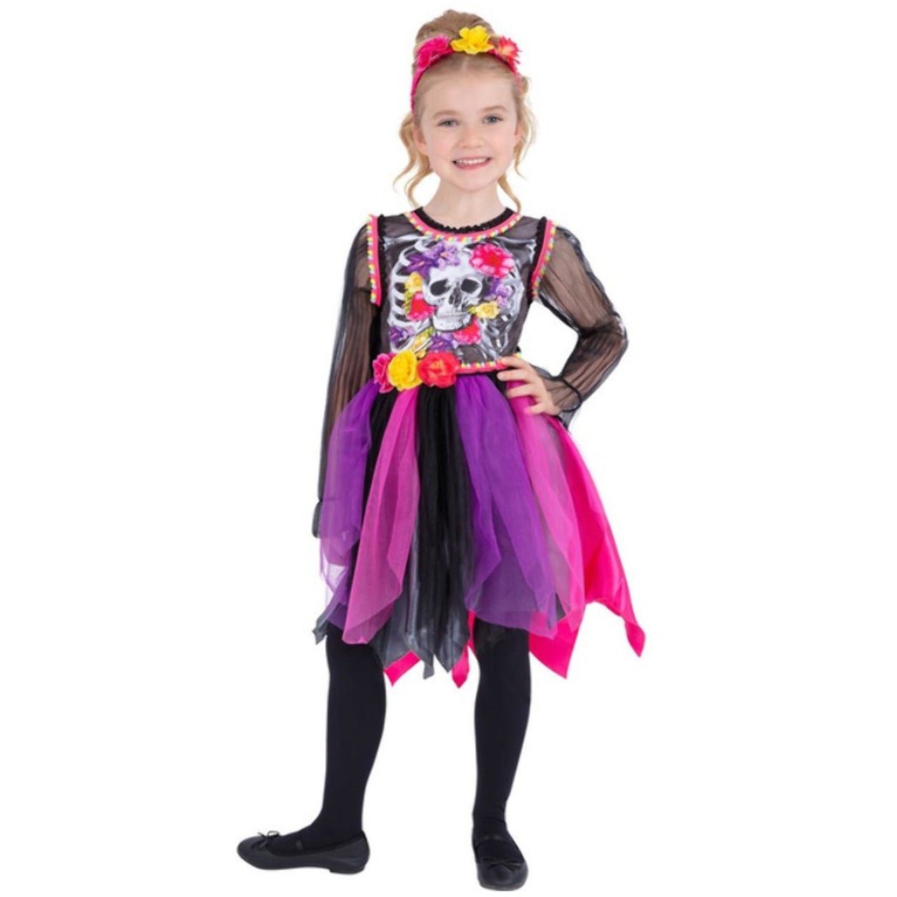 Girls Radiant Catrina Costume
