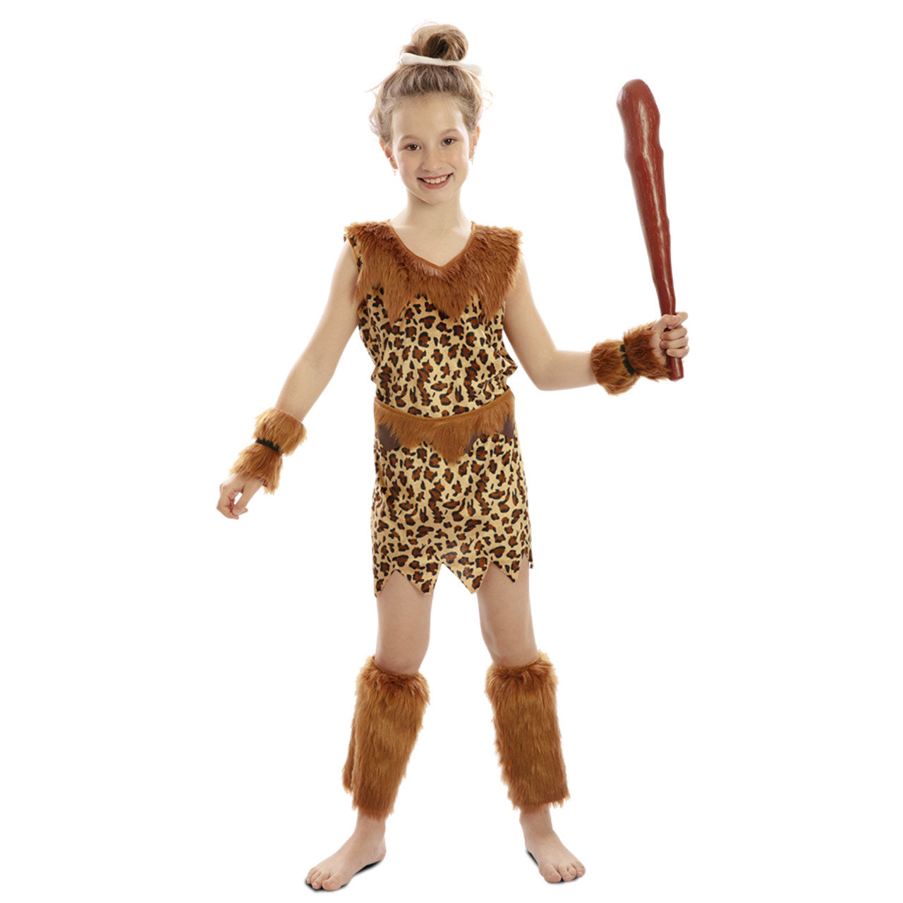 Girls Cavewoman Costume Cavernaria