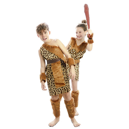 Girls Cavewoman Costume Cavernaria