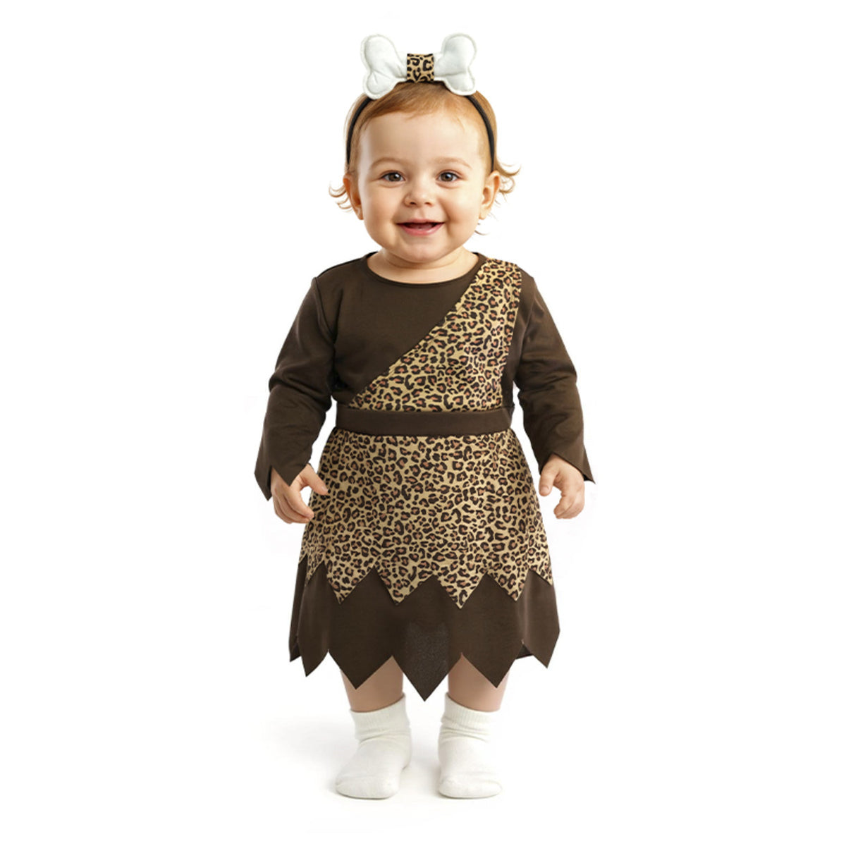 Baby Leopard Caveman Bone Costume
