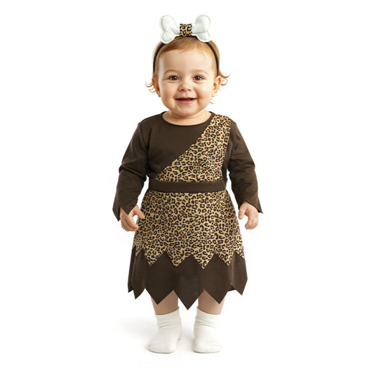 Baby Leopard Caveman Bone Costume
