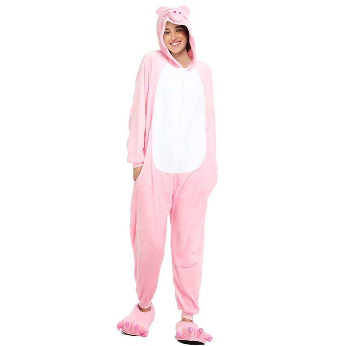Adult Plush Pig Costume