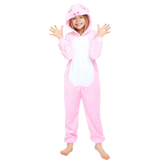 Kids Plush Pig Costume
