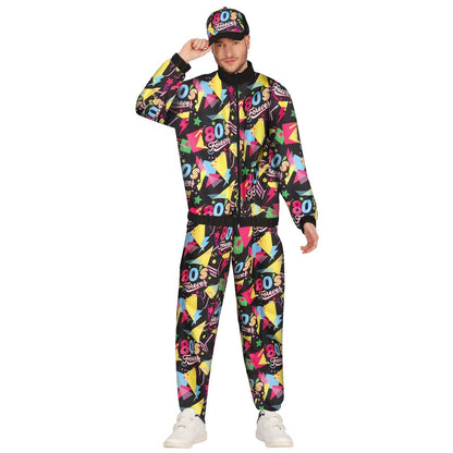 Adult 80s Forever Tracksuit Costume