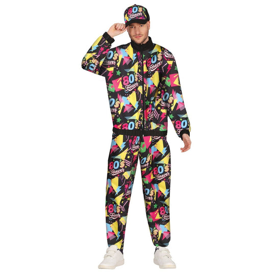 Adult 80s Forever Tracksuit Costume