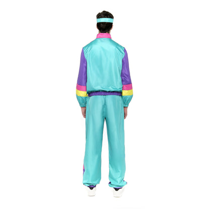 Adult Retro 80s Tracksuit Costume