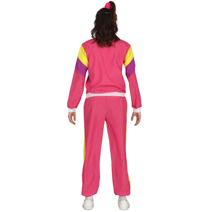 Pink 80s Tracksuit Costume for Teenager