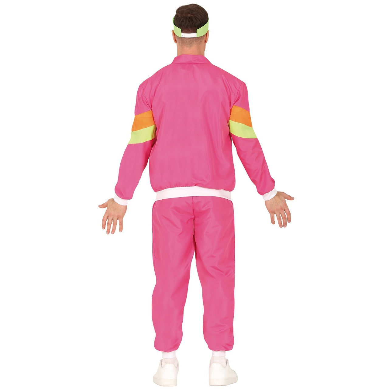 Adult Pink 80s Tracksuit Costume