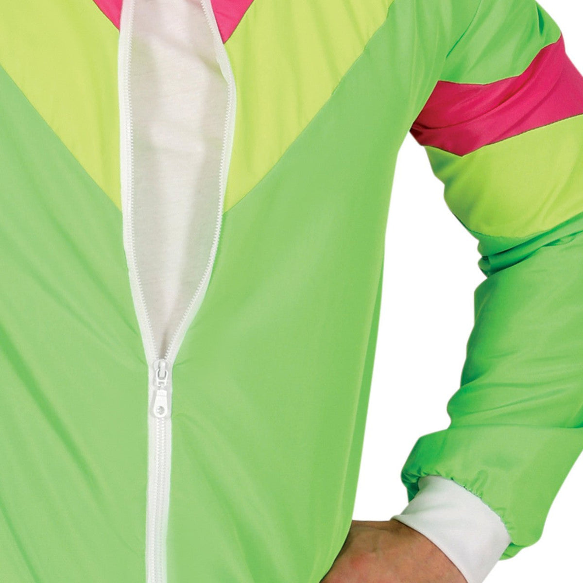 Adult Green 80s Tracksuit Costume