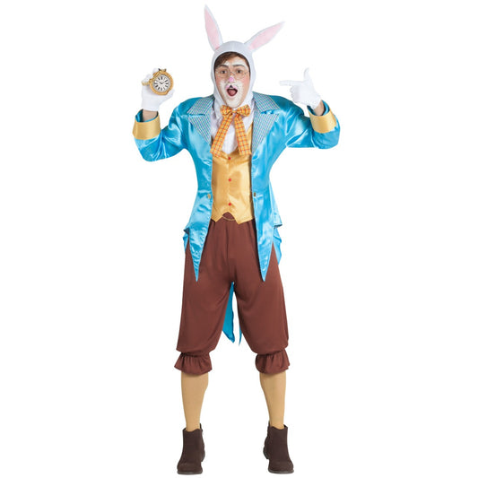 Mens Blue Alice Rabbit Costume