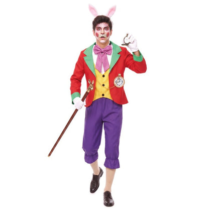 Mens Fun Alice Rabbit Costume