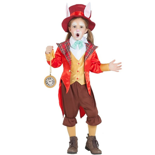 Girls Red Alice Rabbit Costume