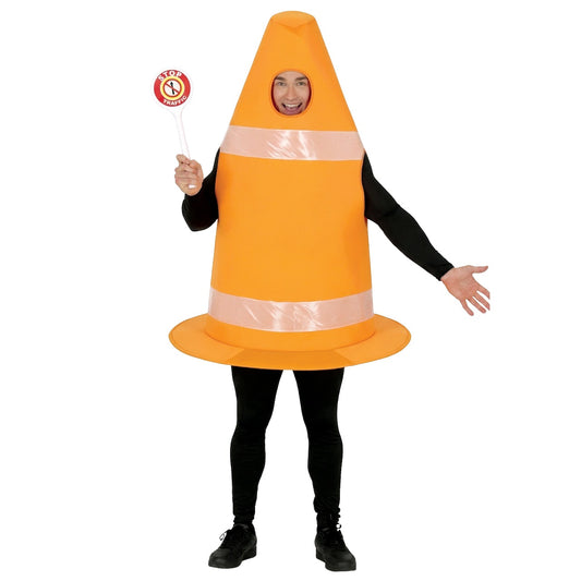 Adult Fun Traffic Cone Costume