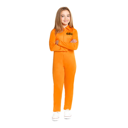 Girls American Convict Costume