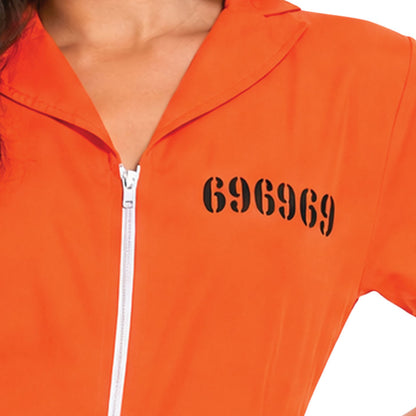 Womens Short American Convict Costume