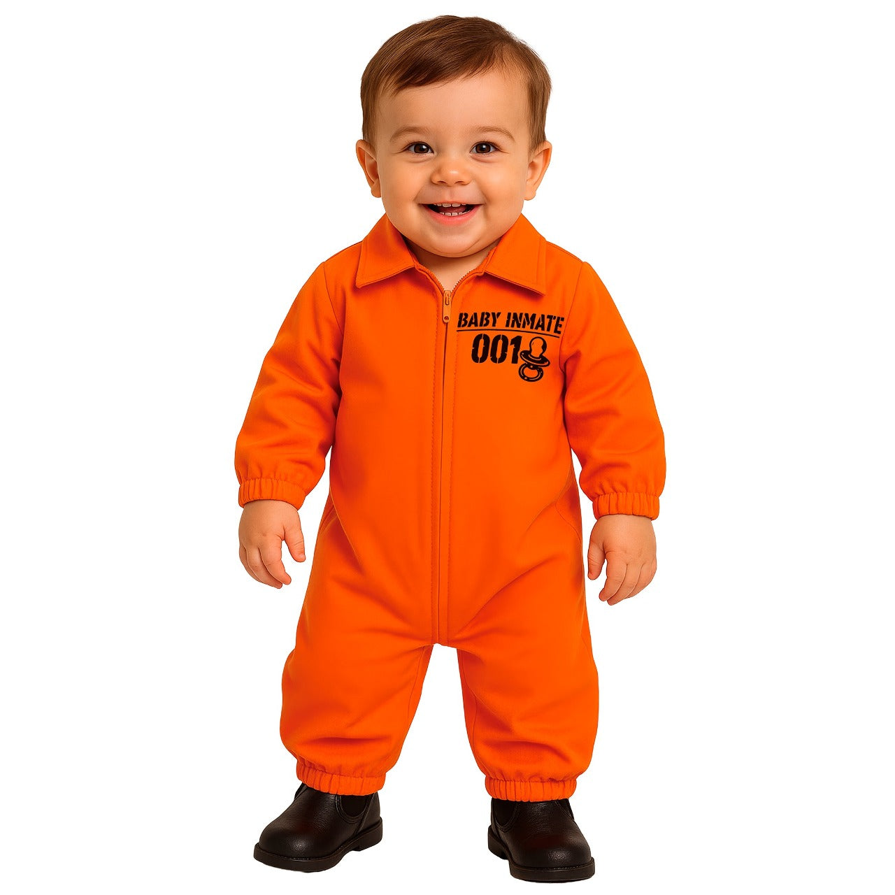 Baby Orange American Convict Costume