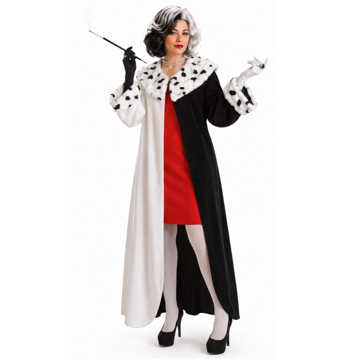 Womens Cruella Coat Costume