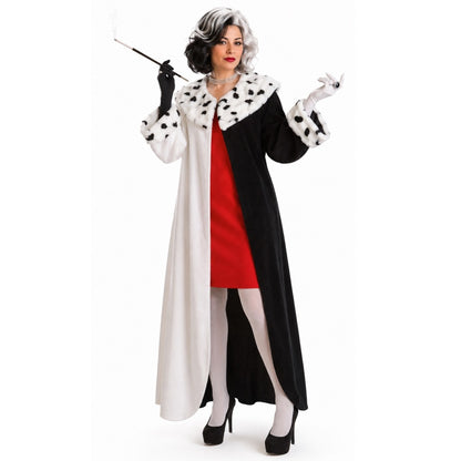 Womens Cruella Coat Costume